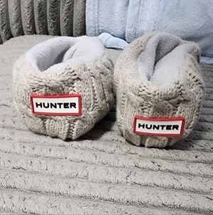 Hunter Gray Knit Boot Cuffs